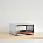 使いやすさと美しさを追求したトースターラック(ダークブラウン) 3枚目画像