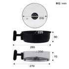 ノンオイルフライヤー1.5L(ARFR25H ブラック) 3枚目画像