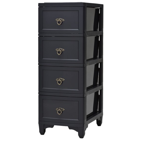 カドリーチェスト4段(BK) 2枚目画像