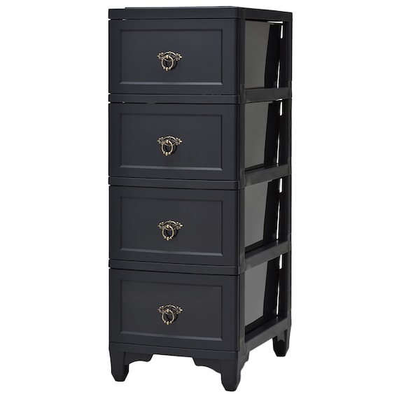 カドリーチェスト4段(BK) 2枚目画像