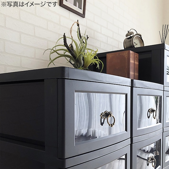 カドリーチェスト4段(BK) 3枚目画像