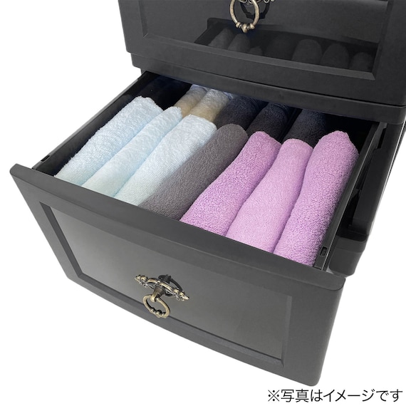 カドリーチェスト4段(BK) 5枚目画像