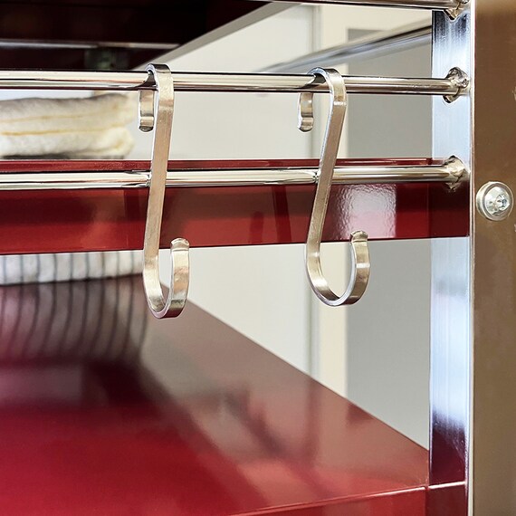 伸縮ランドリーラック 3段 (SI/RE) 3枚目画像