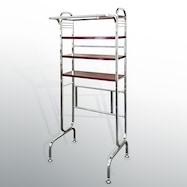 伸縮ランドリーラック 4段