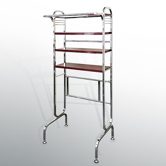 伸縮ランドリーラック 4段 (SI/RE) 1枚目画像