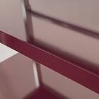 伸縮キッチンペールラック 3段 (WH/RE) 2枚目画像