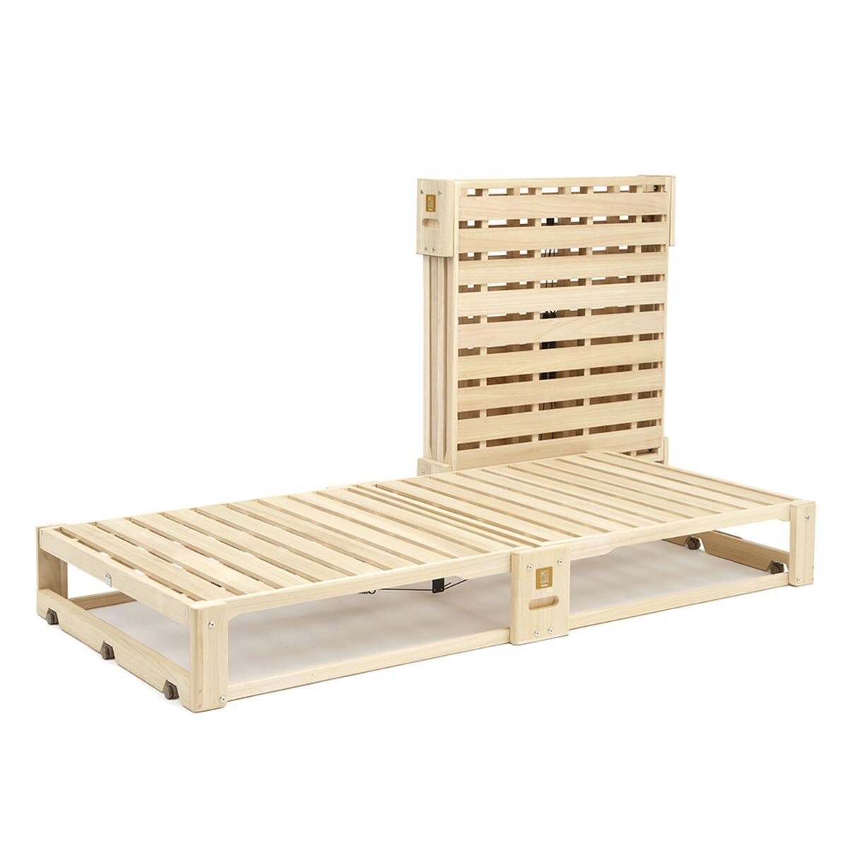 折りたたみベッド ダークブラウン | ニトリネット【公式】 家具