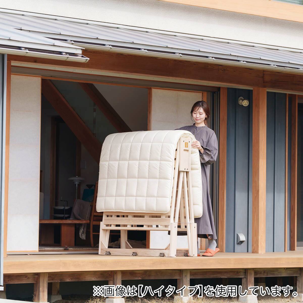 総桐折りたたみベッド (ロータイプ) | ニトリネット【公式】 家具