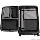 フロントオープン拡張ジッパータイプキャリーケース(100-110L マットバニラ) 14枚目画像