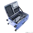 フロントオープン拡張ジッパータイプキャリーケース(100-110L マットバニラ) 18枚目画像