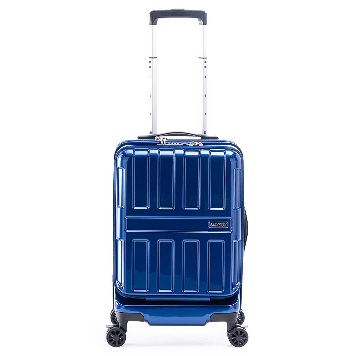フロントオープンジッパータイプ キャリーケース 36L(ロイヤルブルー