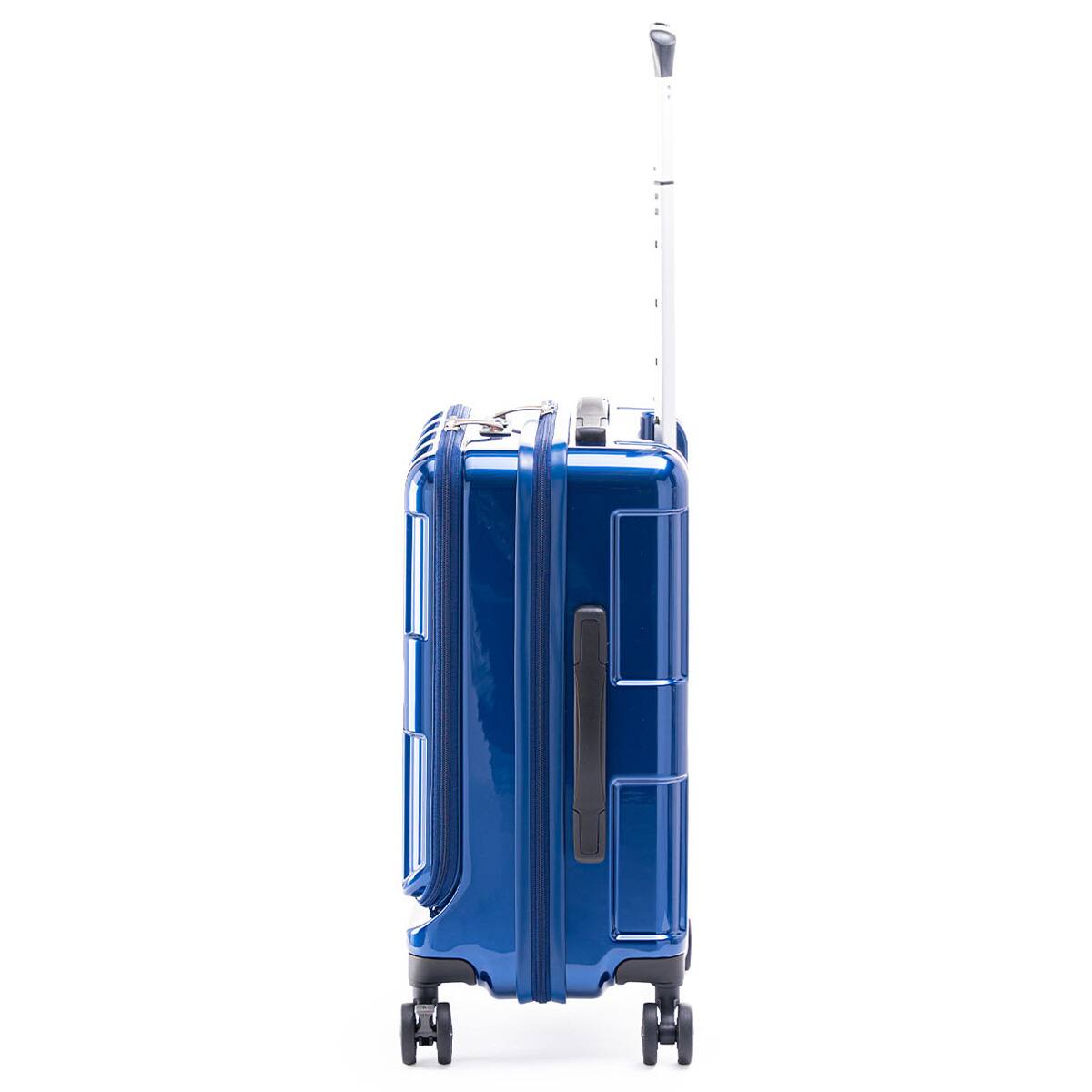 フロントオープンジッパータイプ キャリーケース 36L(ロイヤルブルー