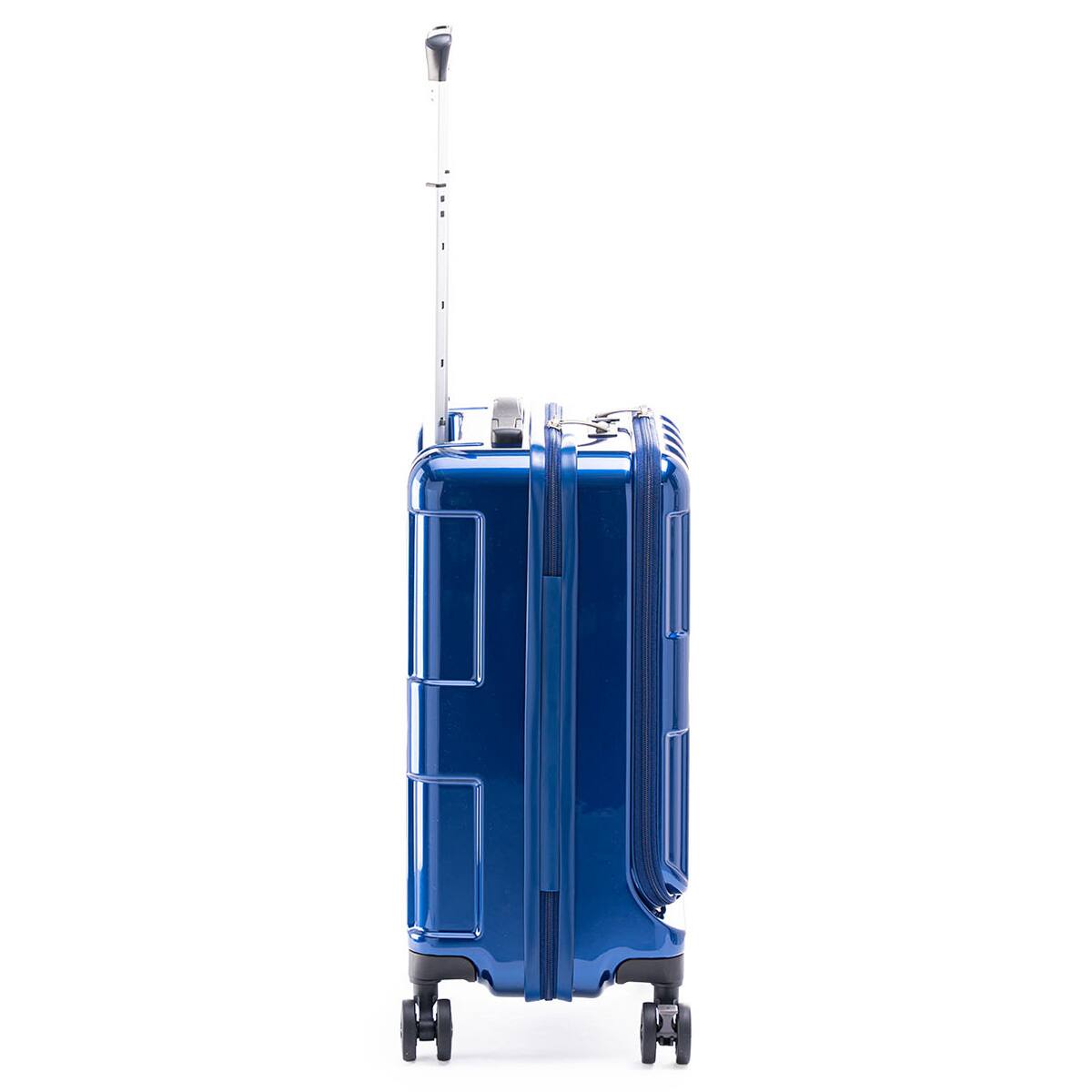 フロントオープンジッパータイプ キャリーケース 36L(ロイヤルブルー