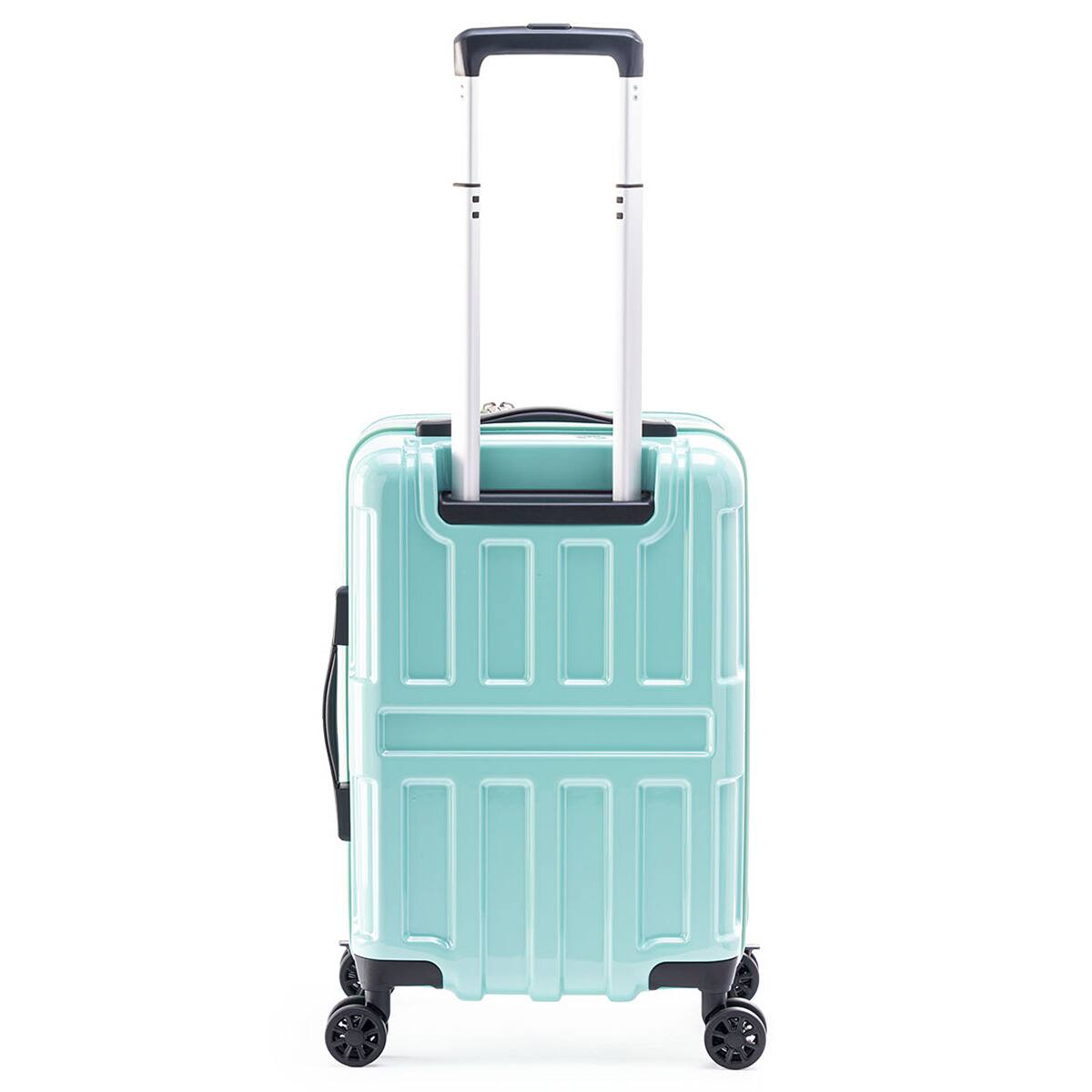 フロントオープンジッパータイプ キャリーケース 36L(ミントブルー