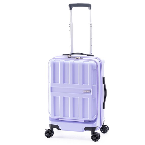 フロントオープンジッパータイプ キャリーケース 36L(マットラベンダー 