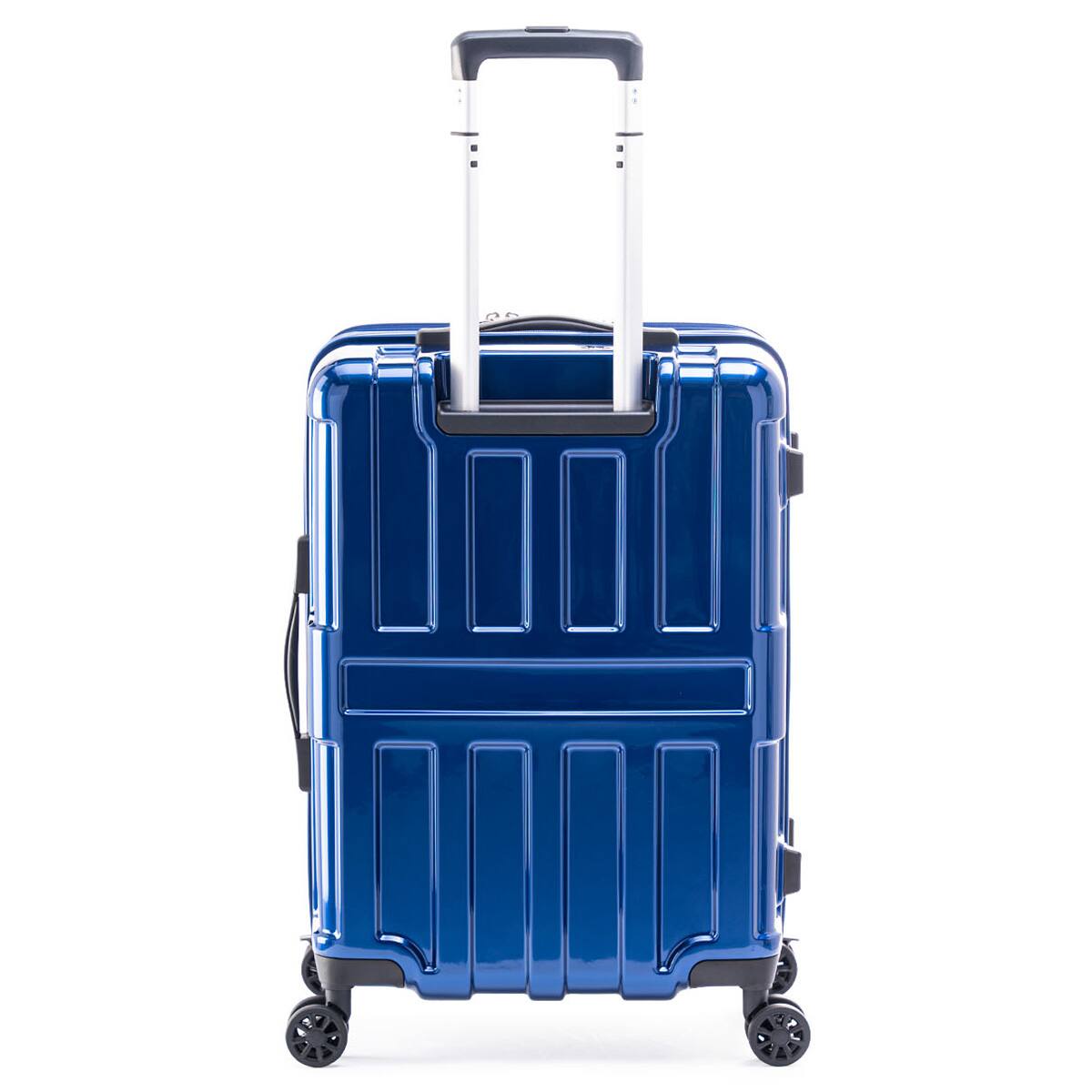 フロントオープンジッパータイプ キャリーケース 55L(ロイヤルブルー