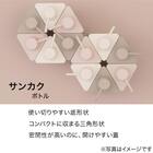 コーナーに置きやすい三角ボトルラック(エムスラッシュ モカ 400mL) 2枚目画像