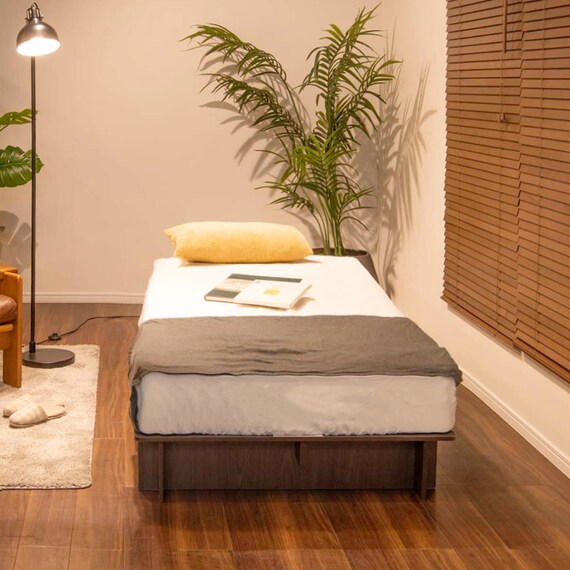 組立簡単 シングルベッドフレーム 210型(MBR) 3枚目画像