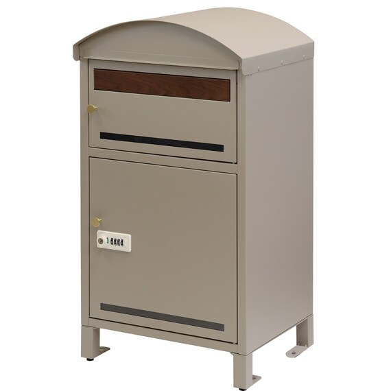 便利に使える郵便ポスト付き宅配ボックス(ライトベージュ) 2枚目画像