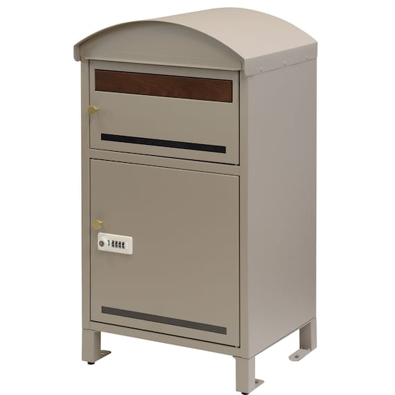 便利に使える郵便ポスト付き宅配ボックス(ライトベージュ) 2枚目画像