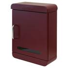 北欧風壁掛けタイプの郵便ポスト(ボルドー) 2枚目画像