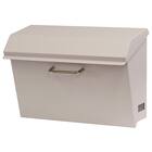 横長デザインが印象的な壁掛けタイプの郵便ポスト(クリーム) 2枚目画像