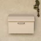 横長デザインが印象的な壁掛けタイプの郵便ポスト(クリーム) 4枚目画像