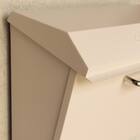 横長デザインが印象的な壁掛けタイプの郵便ポスト(クリーム) 12枚目画像