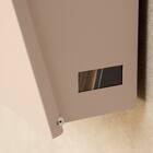 横長デザインが印象的な壁掛けタイプの郵便ポスト(クリーム) 15枚目画像