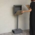 置くだけで使用可能なスタンドタイプの郵便ポスト(ミルクティーベージュ) 6枚目画像