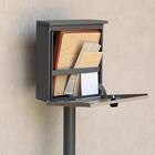 置くだけで使用可能なスタンドタイプの郵便ポスト(ミルクティーベージュ) 10枚目画像