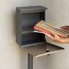 置くだけで使用可能なスタンドタイプの郵便ポスト(ミルクティーベージュ) 11枚目画像