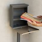 置くだけで使用可能なスタンドタイプの郵便ポスト(ミルクティーベージュ) 11枚目画像