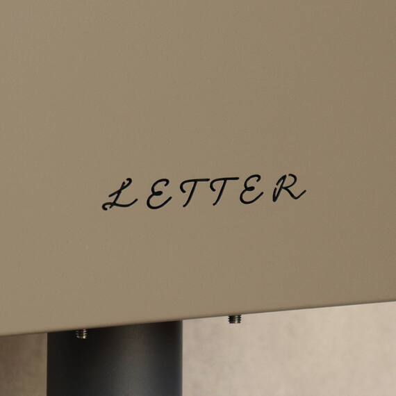 置くだけで使用可能なスタンドタイプの郵便ポスト(ミルクティーベージュ) 13枚目画像