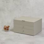 ジュエリーボックス3段 (サンドベージュ) 1枚目画像