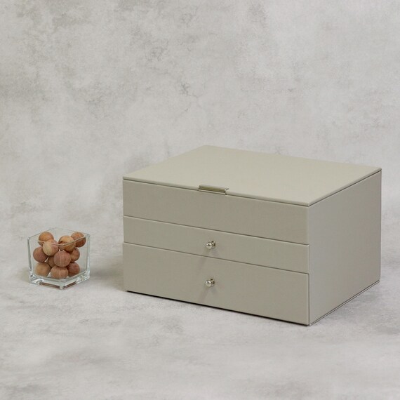 ジュエリーボックス3段 (サンドベージュ) 1枚目画像