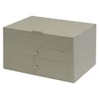 ジュエリーボックス3段 (サンドベージュ) 2枚目画像