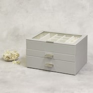 ジュエリーボックス天窓付き3段