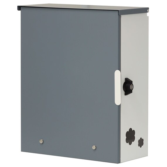 大容量壁掛けタイプの郵便ポスト(スモーキーブルー) 2枚目画像