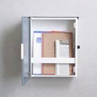 大容量壁掛けタイプの郵便ポスト(スモーキーブルー) 9枚目画像