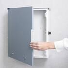 大容量壁掛けタイプの郵便ポスト(スモーキーブルー) 11枚目画像