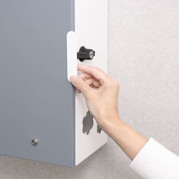 大容量壁掛けタイプの郵便ポスト(スモーキーブルー) 14枚目画像