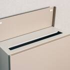 大容量壁掛けタイプの郵便ポスト(ライトベージュ) 8枚目画像