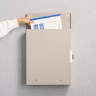 大容量壁掛けタイプの郵便ポスト(ライトベージュ) 9枚目画像