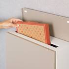 大容量壁掛けタイプの郵便ポスト(ライトベージュ) 10枚目画像