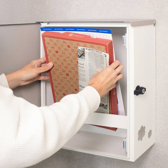 大容量壁掛けタイプの郵便ポスト(ライトベージュ) 11枚目画像