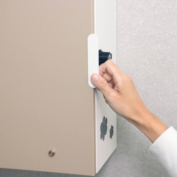 大容量壁掛けタイプの郵便ポスト(ライトベージュ) 13枚目画像