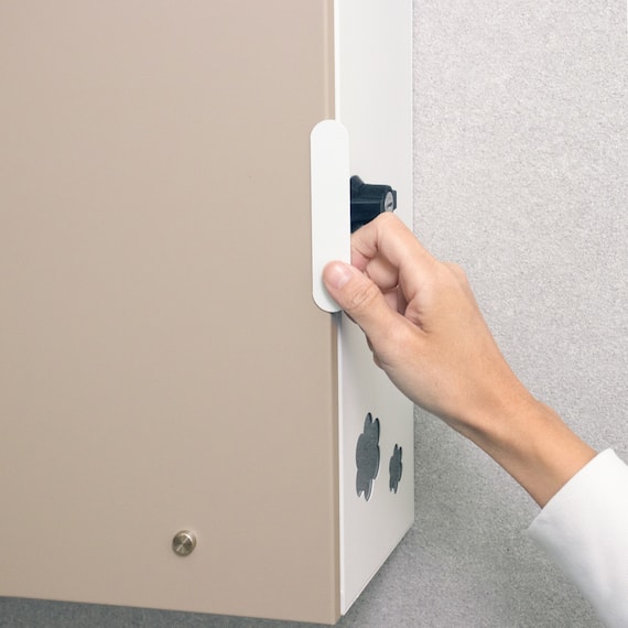 大容量壁掛けタイプの郵便ポスト(ライトベージュ) 13枚目画像