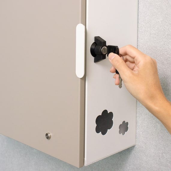 大容量壁掛けタイプの郵便ポスト(ライトベージュ) 15枚目画像