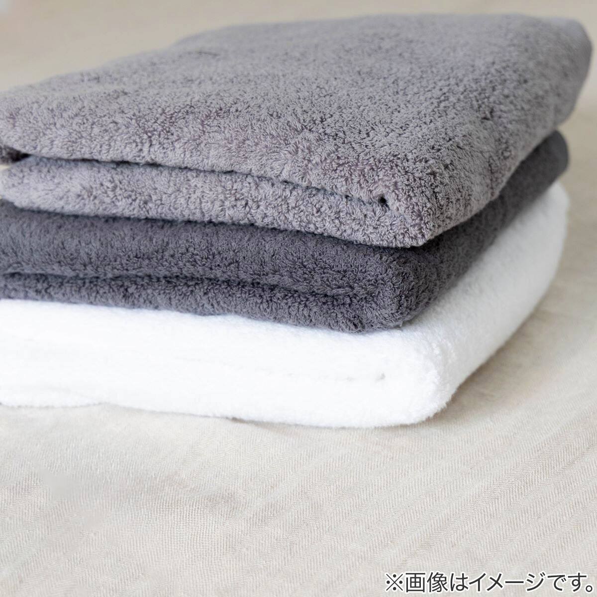 超無撚糸 フェイスタオル(ホワイト) | ニトリネット【公式】 家具
